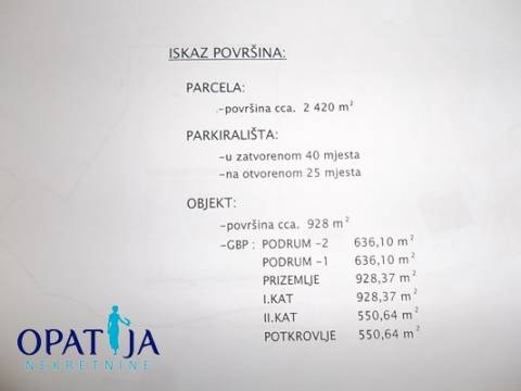Rubeši-građevinski teren za stambeno poslovnu zgradu