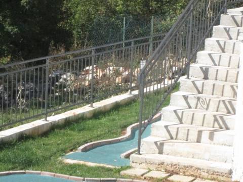 Mošćenička Draga, okolica, nova kuća s bazenom i mini golf igralištem