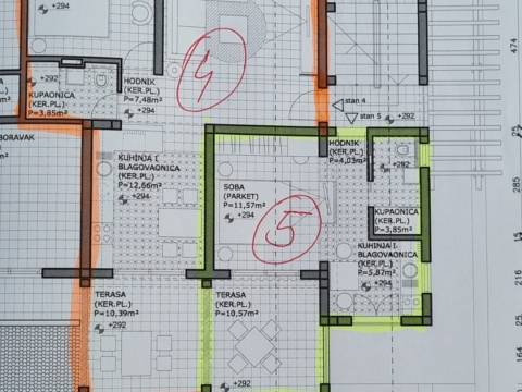 Wohnung Banjol, Rab, 360m2