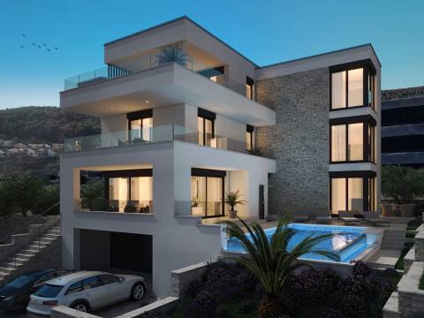 Vinjerac/Dalmatien, Villa 50m vom Meer, Sauna, Fitness