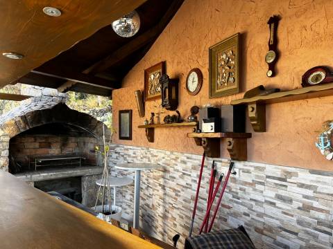 Njivice/Krk, Haus mit Pool und Meerblick