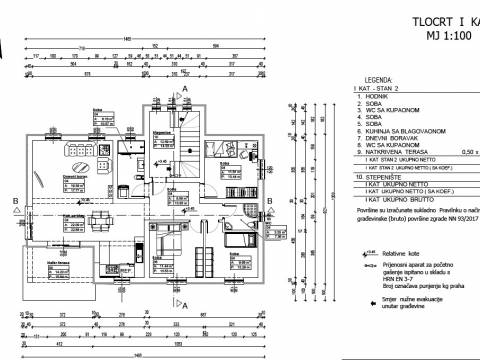 Квартиры Žegoti, Kastav, 106,48m2