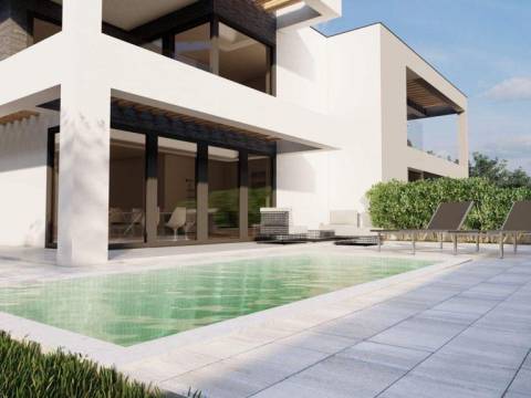 Otok Krk, Malinska- luksuzna villa sa dvije stambene jedinice, bazen