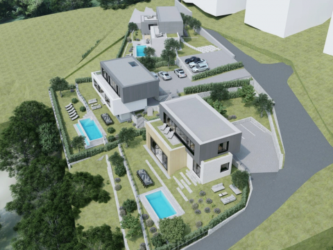 Opatija-Plahuti građevinsko zemljište 938 m2 s otvorenim pogledom