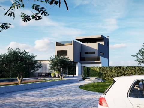 Vir, moderna villa sa bazenom, s pogledom na more   https://mydalmacia.de/