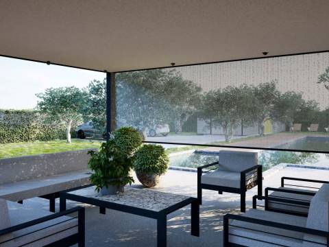 Vir, moderna villa sa bazenom, s pogledom na more   https://mydalmacia.de/