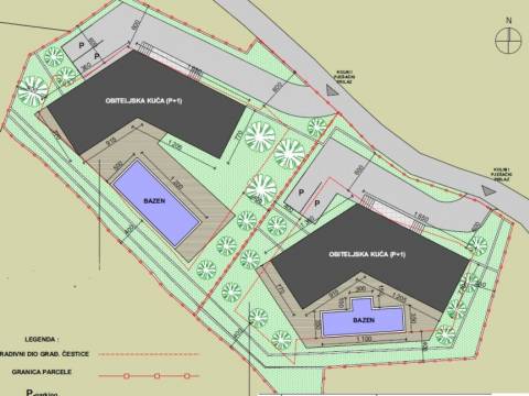 Mošćenička Draga građevinsko zemljište 957 m2