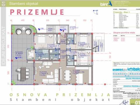 Opatija-Ika zemljište sa građevinskom dozvolom 733 m2 započeta gradnja