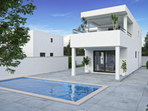 Moderna vila s pogledom na more!