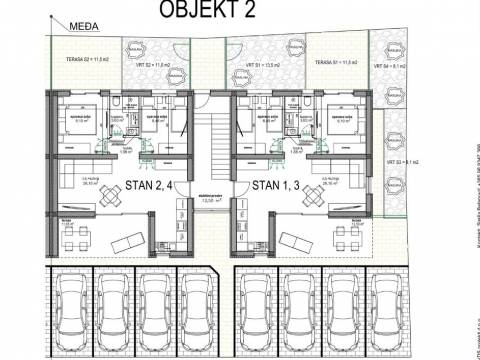 Квартиры Vir, 62m2