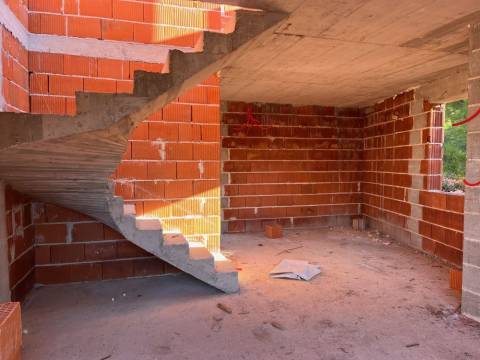 Vir - dvojna kuća s pogledom na more, 400m do pješčane plaže
