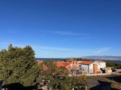 Vir - dvojna kuća s pogledom na more, 400m do pješčane plaže
