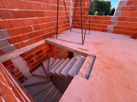 Vir - dvojna kuća s pogledom na more, 400m do pješčane plaže