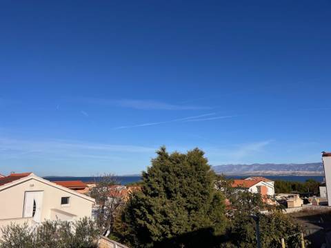 Vir - dvojna kuća s pogledom na more, 400m do pješčane plaže