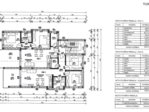 Flats Novi Vinodolski, 64m2