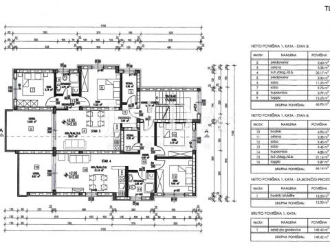 Flats Novi Vinodolski, 63m2