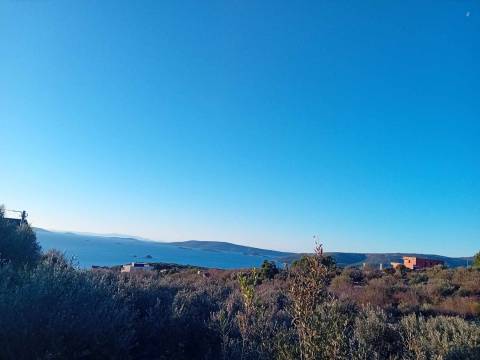 Seget Donji building land 941 m² with sea view