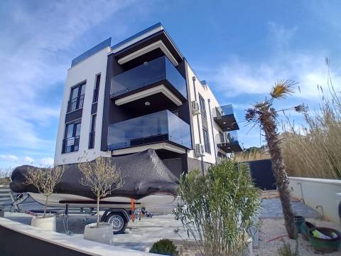 Privlaka, Apartment S5 with roof terrace/pool