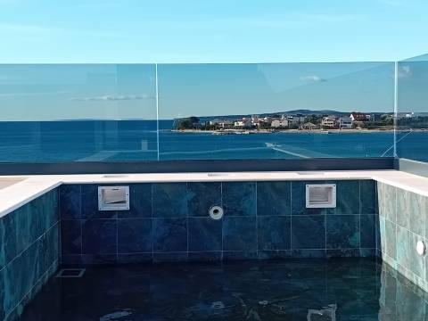 Privlaka, Apartment S5 with roof terrace/pool