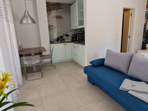 Vir - south side, house with 4 apartments, 200m to the sea