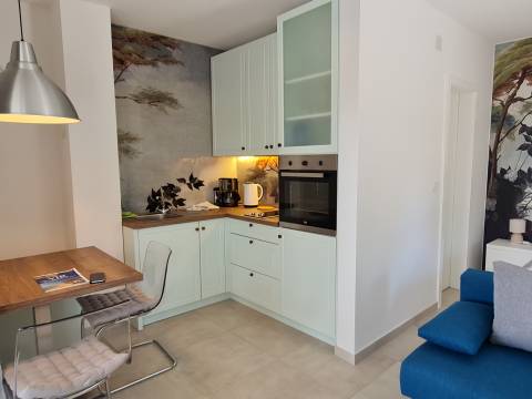 Vir - south side, house with 4 apartments, 200m to the sea