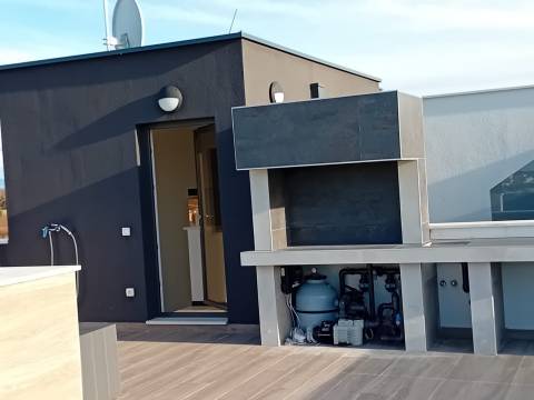 Privlaka, Apartment S5 with roof terrace/pool
