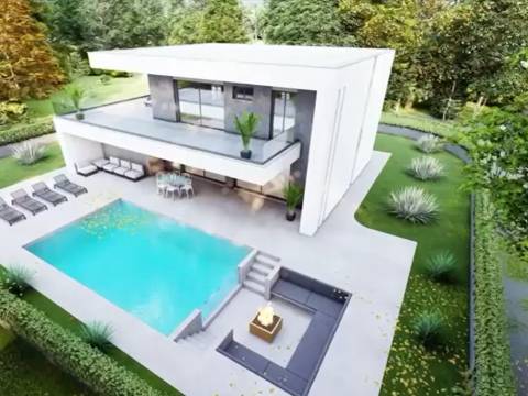 Murvica – Grundstück mit Baugenehmigung für eine Villa