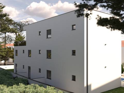 Vir, grubi projekt s 3 stana, južna strana