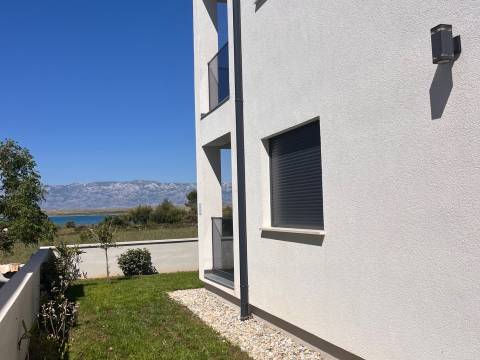 Vir, new building E1 sea view and garden on the ground floor