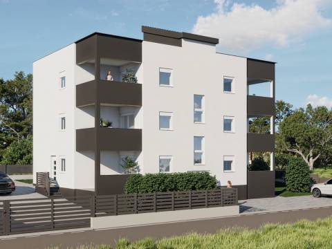 Sabunike, građevinsko zemljište s projektom 6 apartmana 