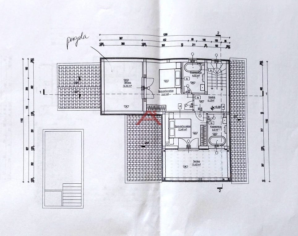 Grundstück Vrsi, 567m2