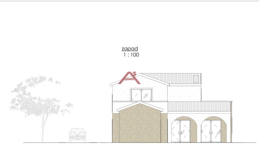 Grundstück Vrsi, 567m2