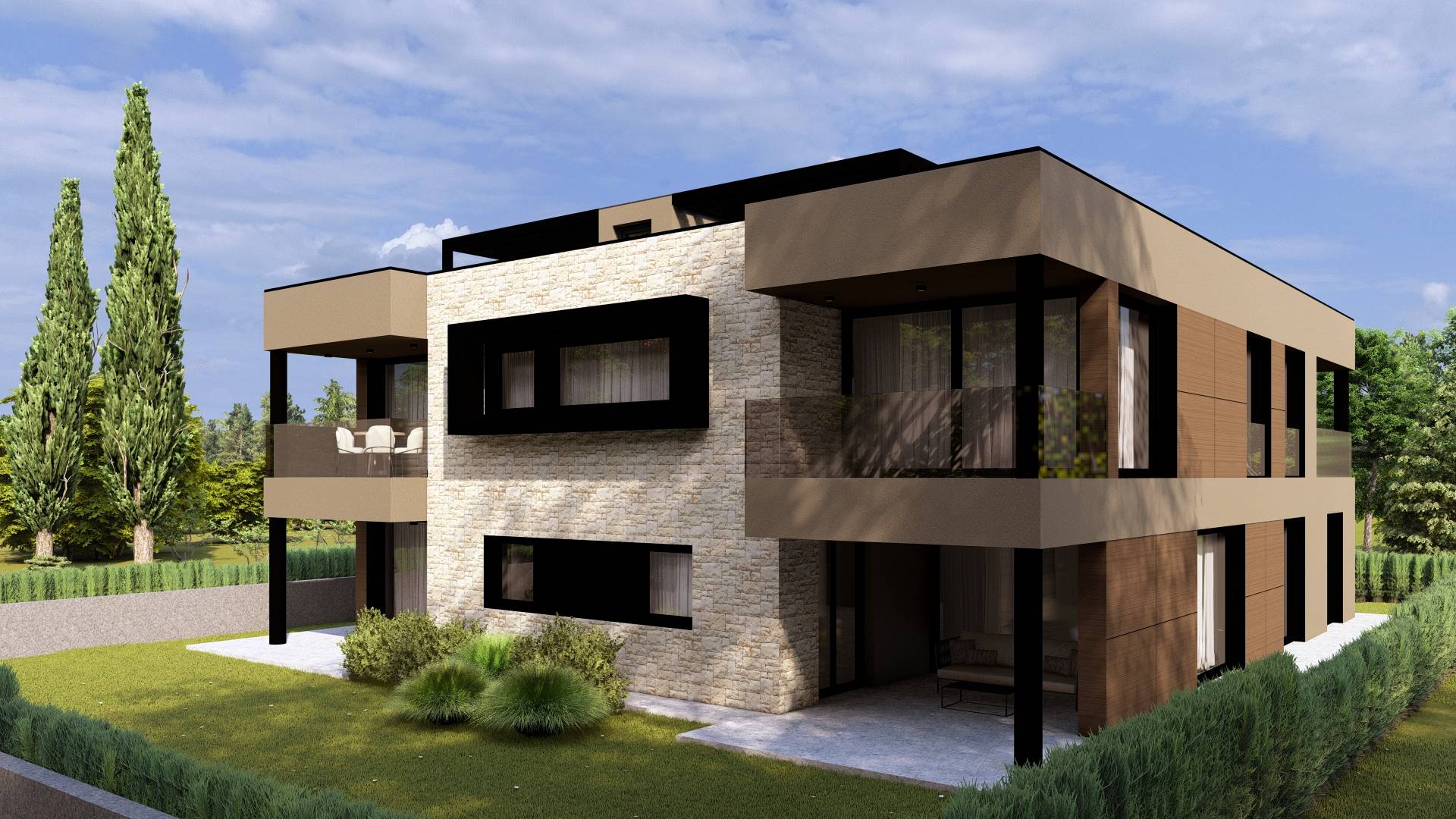 POREČ, DVOSOBAN STAN U NOVOGRADNJI