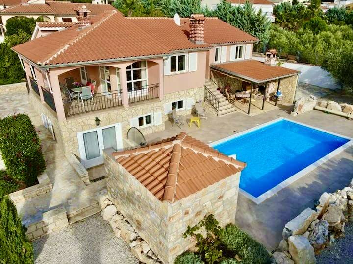 POREČ, OKOLICA, ODLIČNA KUĆA S POGLEDOM NA MORE