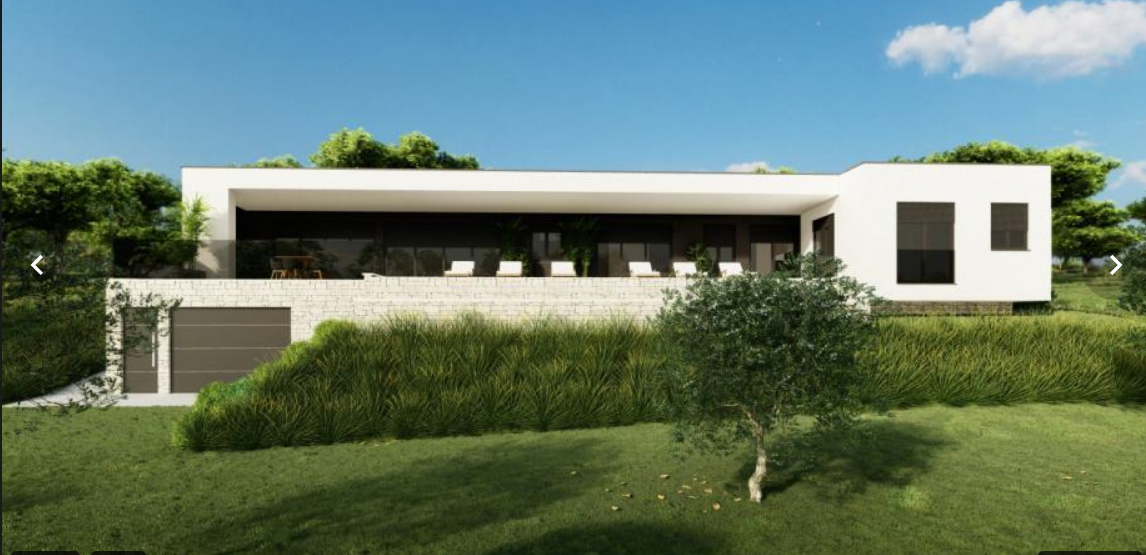 KAROJBA, GRAĐEVINSKO ZEMLJIŠTE SA GRAĐEVINSKOM DOZVOLOM ZA DVIJE MODERNE KUĆE