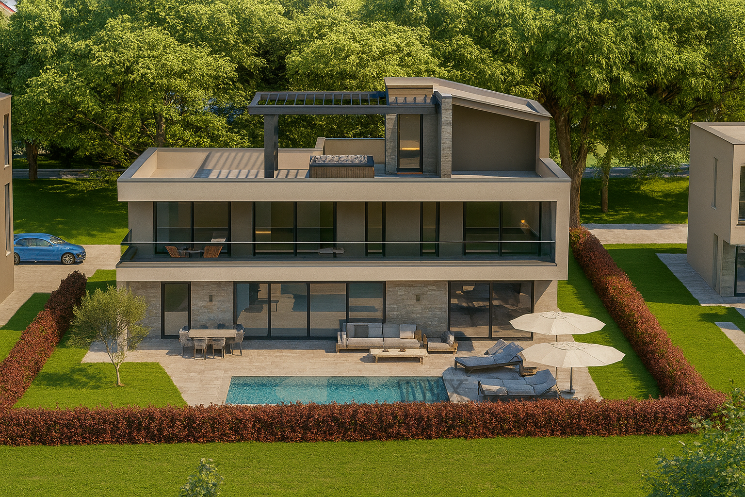 Neue Luxusvilla in der Nähe von Porec