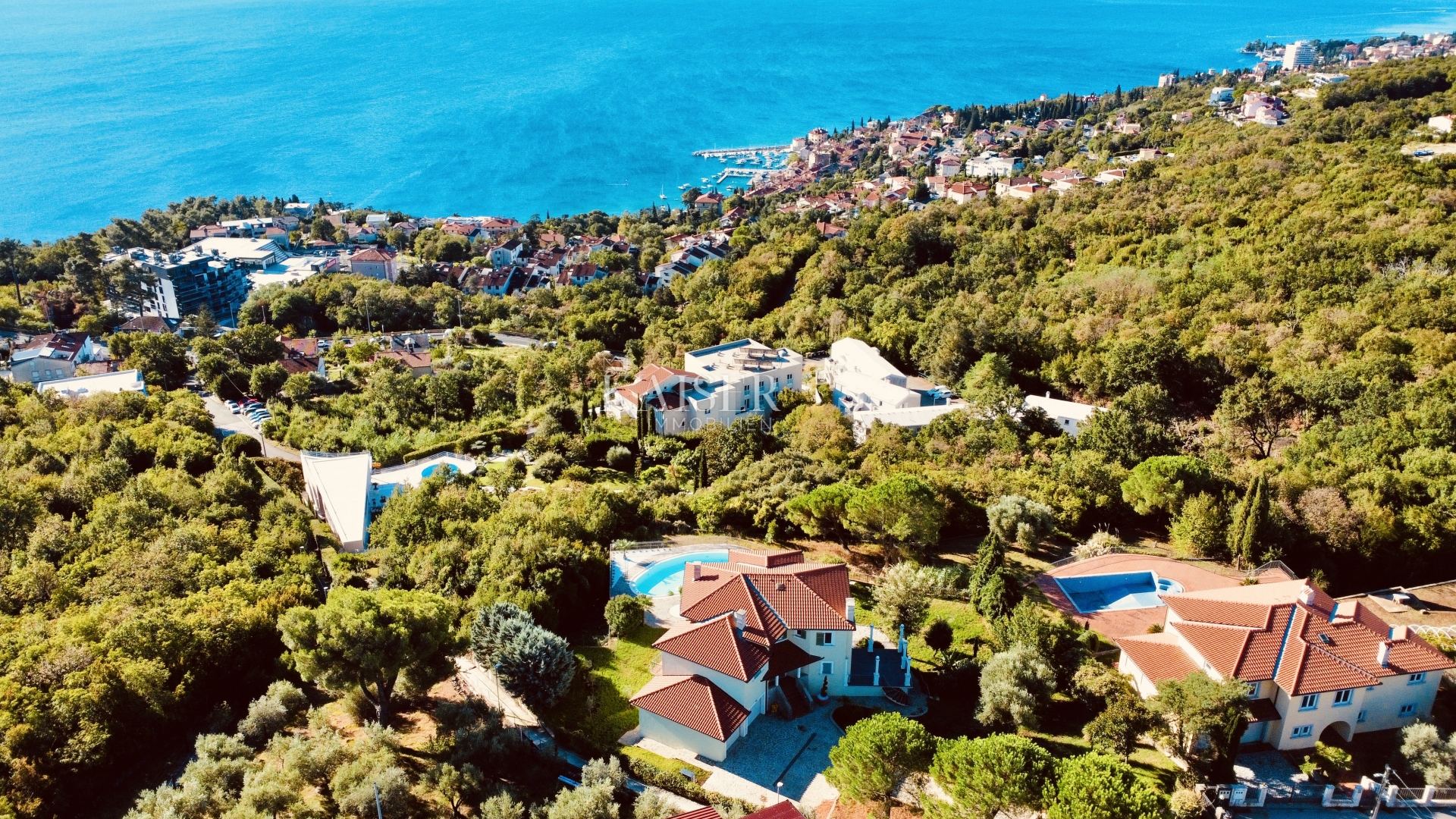  Opatija, Pobri - vila 530m2 na zemljištu od 4.300m2 s jedinstvenim pogledom  
