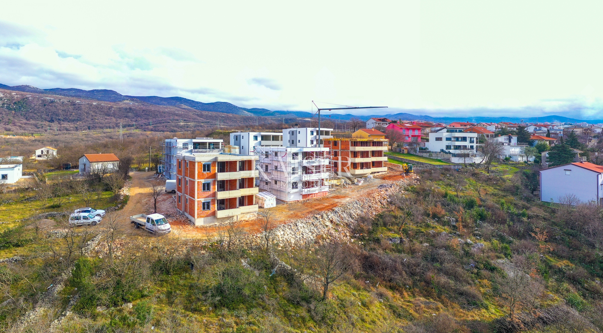 Novi Vinodolski - stan na 2. katu S6 novogradnja 66m2