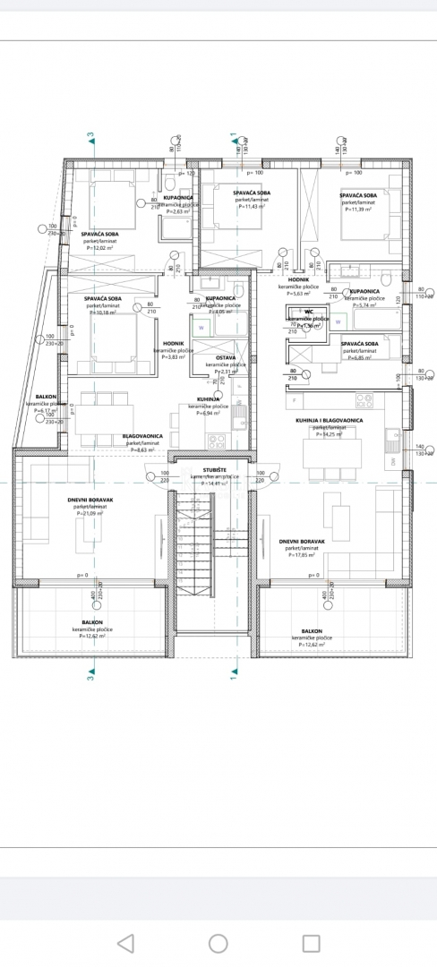 Wohnung Brodarica, Šibenik - Okolica, 77,99m2
