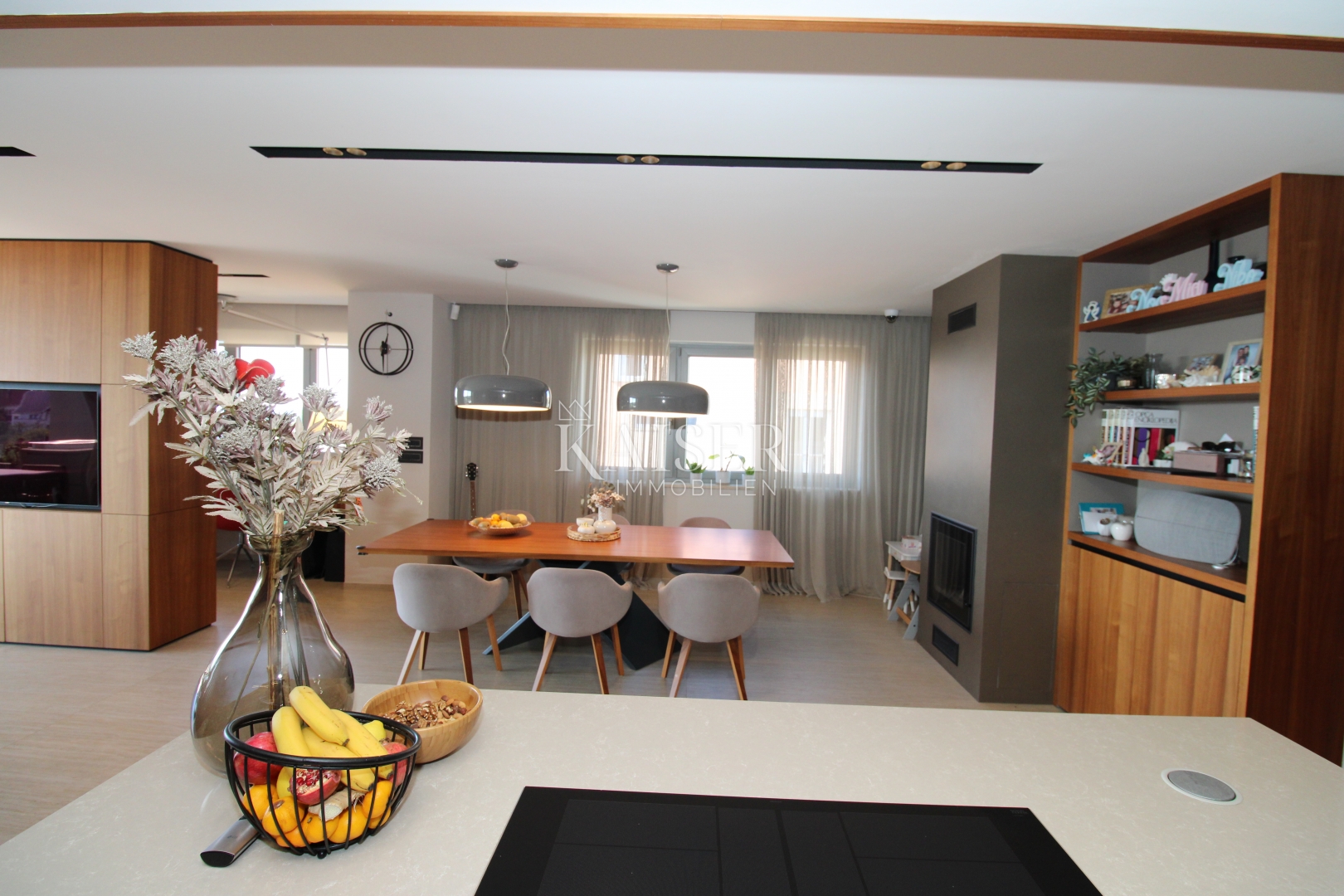 Istrien, Novigrad – luxuriös eingerichtete Wohnung 119m2, Toplage, Meerblick