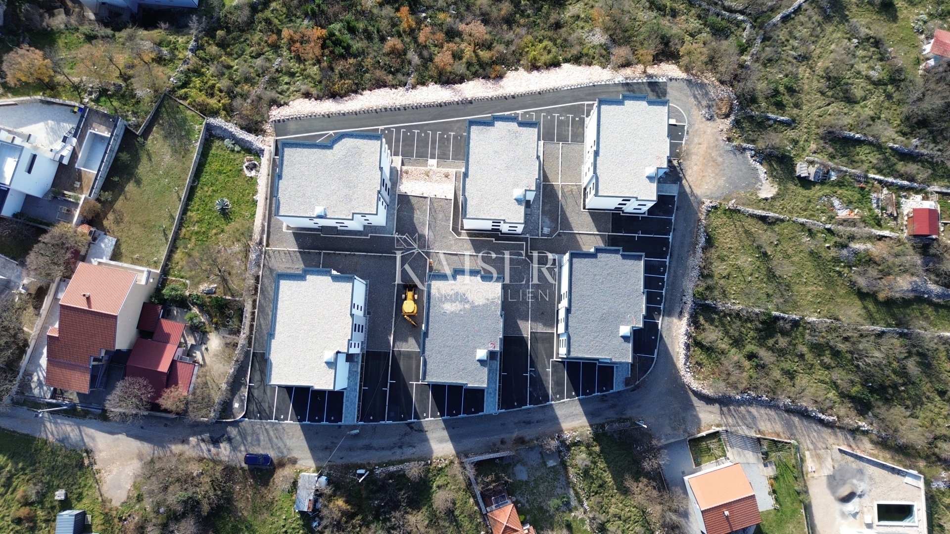 Novi Vinodolski - stan u prizemlju S1 novogradnja 68m2