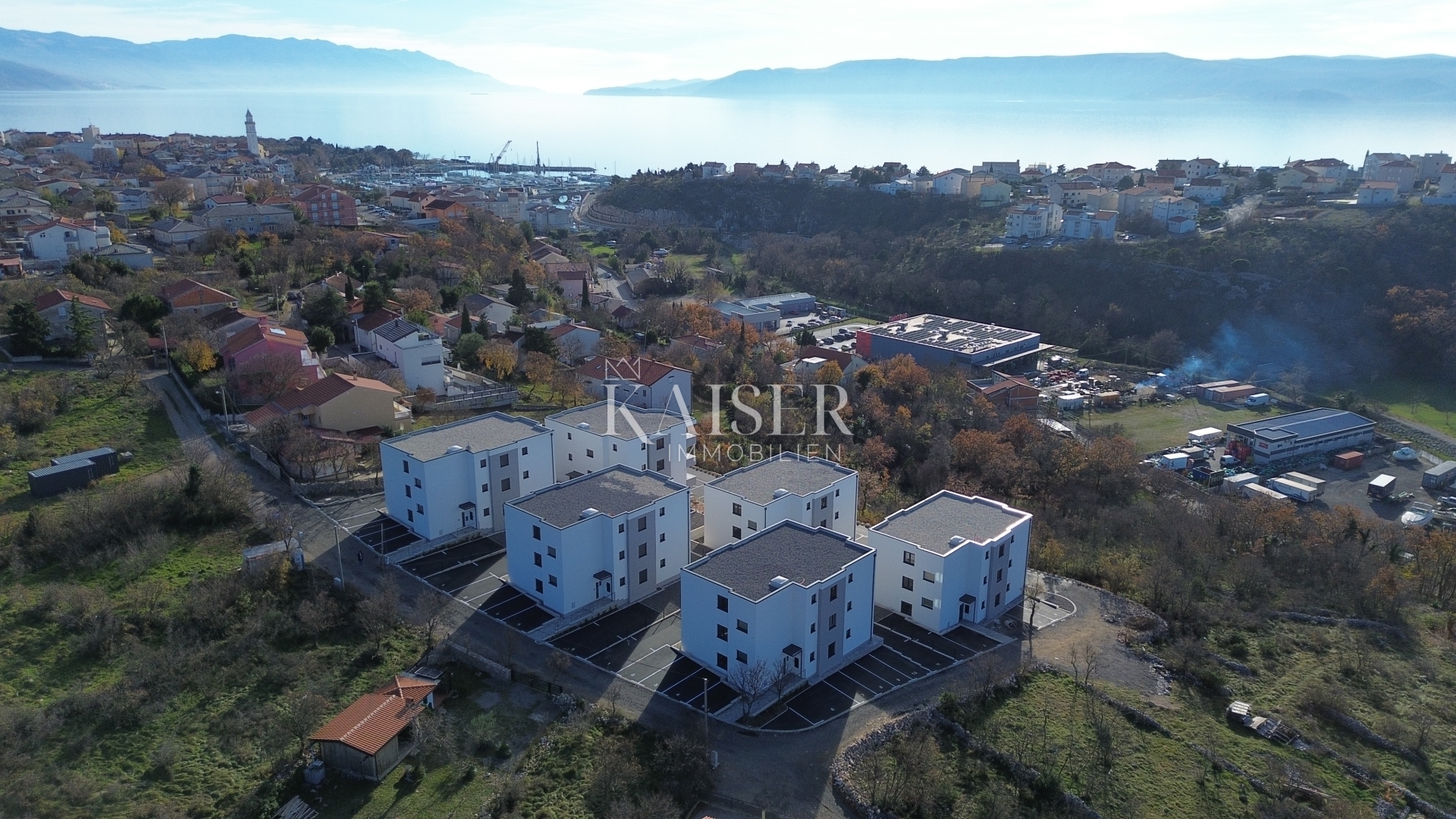 Novi Vinodolski - Wohnung im 1. Stock, Neubau, 66m2