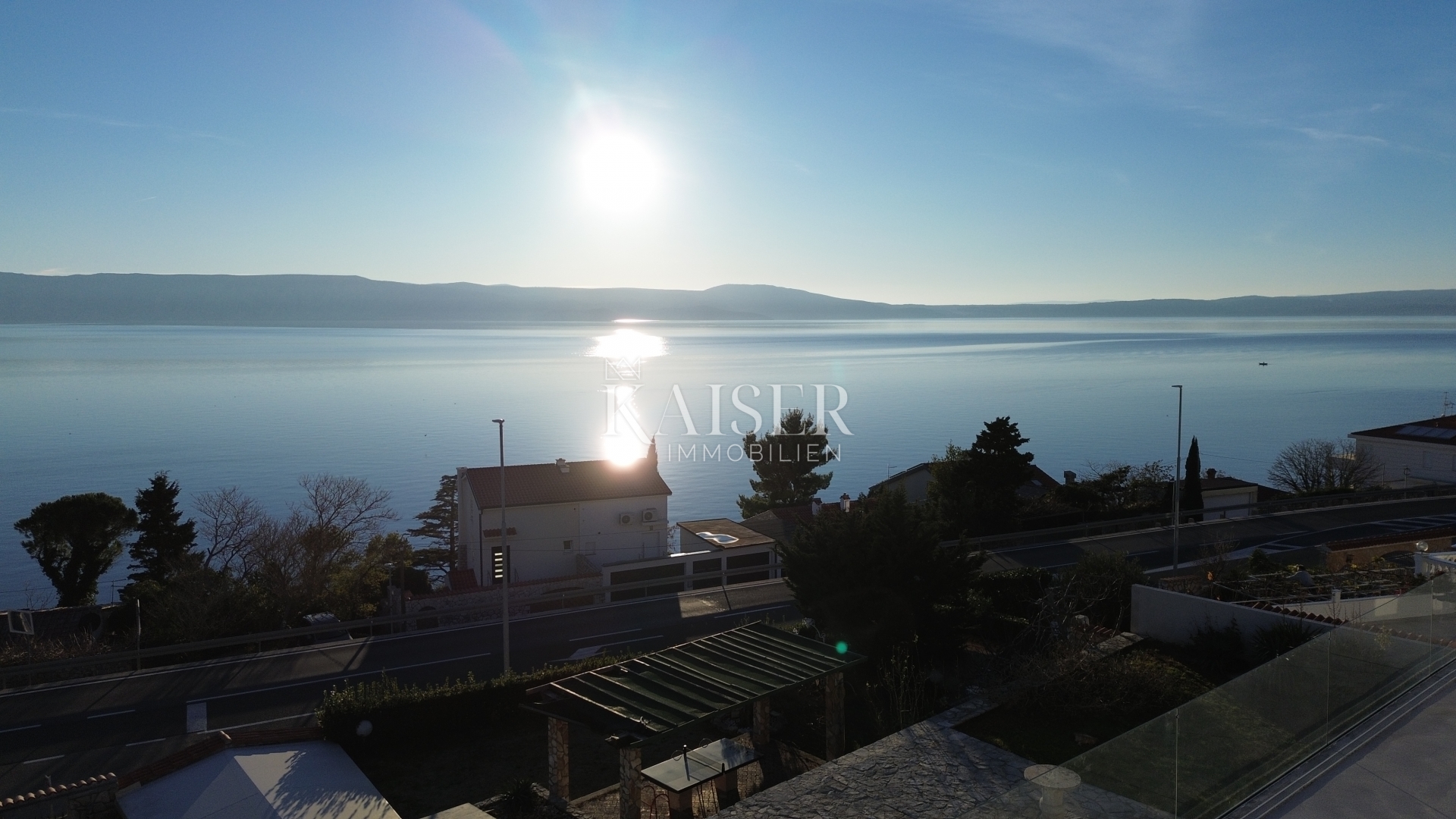 Novi Vinodolski - stan, novogradnja, 1S+DB, pogled na more