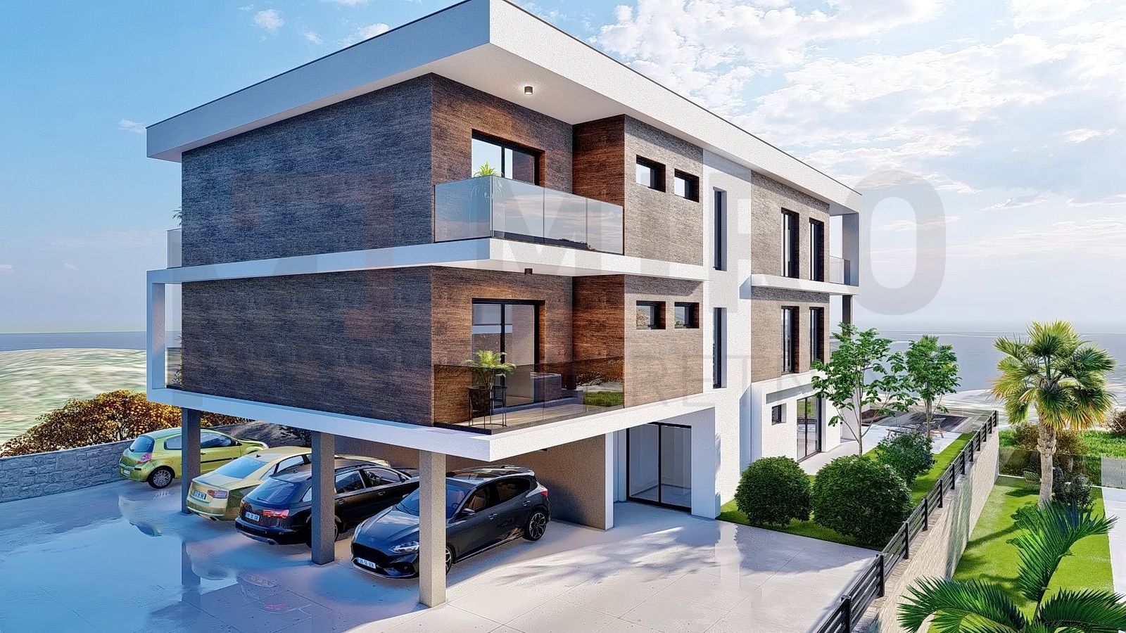 Vrbnik, novi apartman na 1. katu s pogledom na more