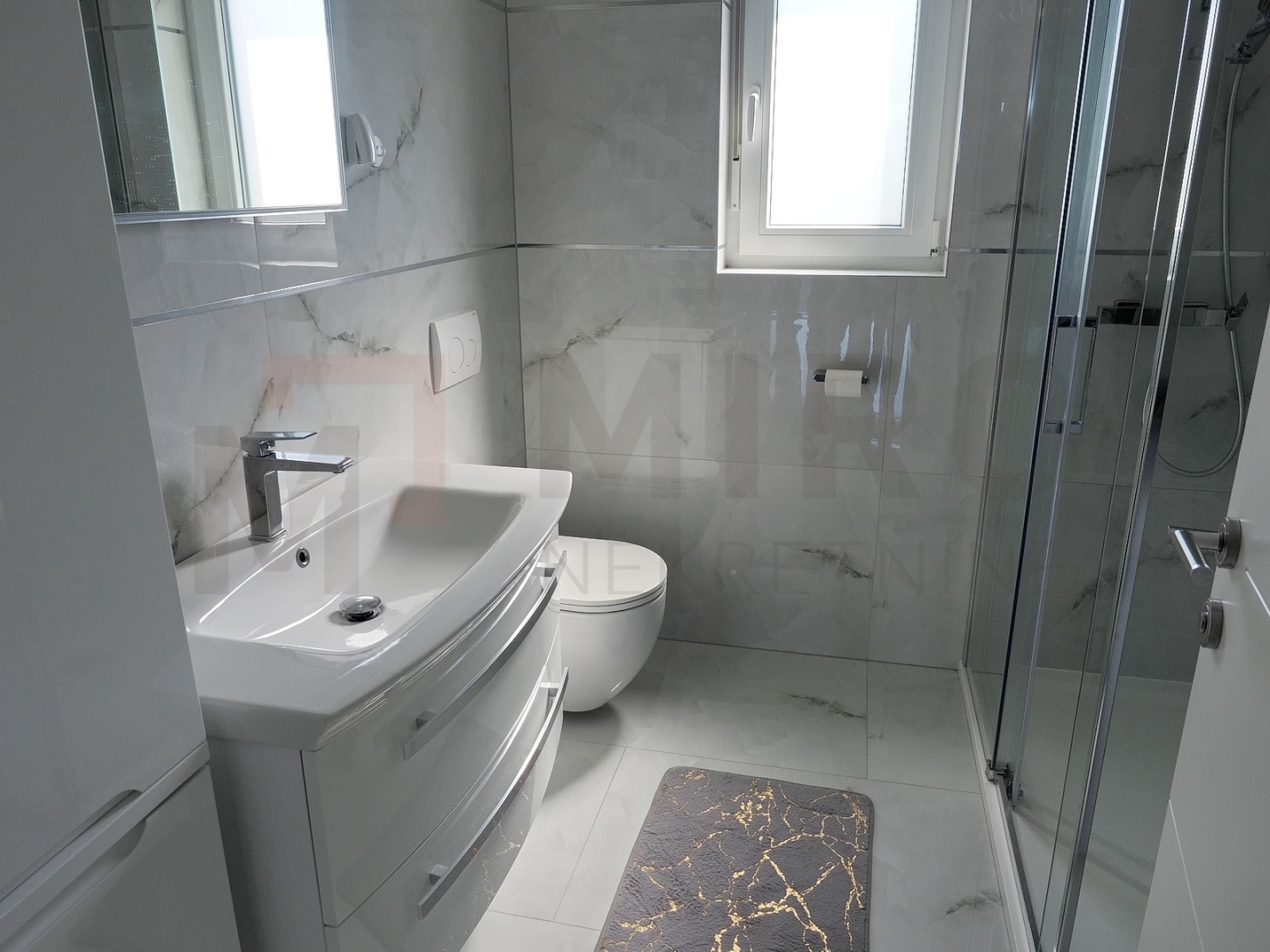 Malinska, namješten apartman s panoramskim pogledom na  more