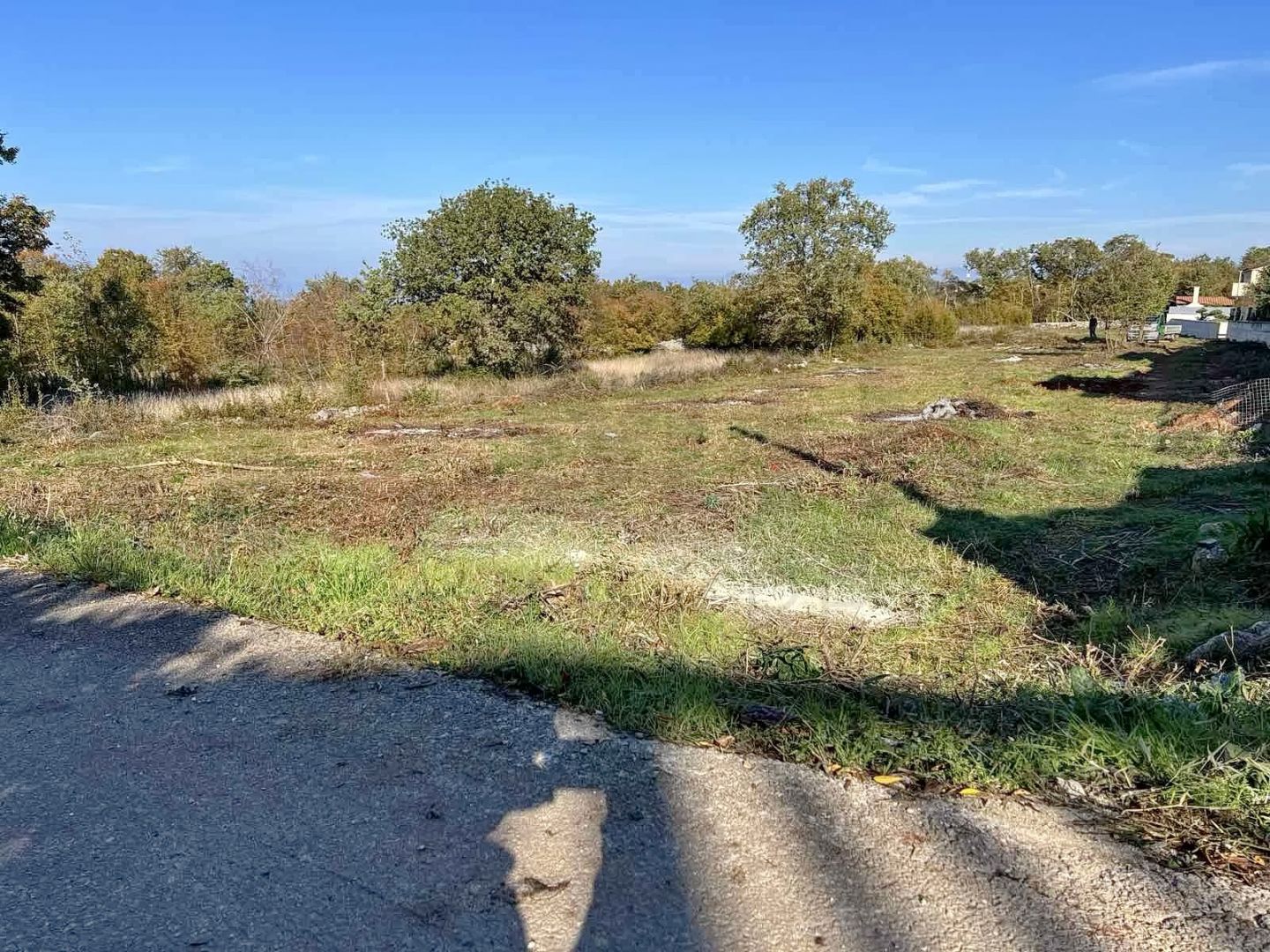 Malinska, okolica, građevinsko zemljište sa pogledom na more